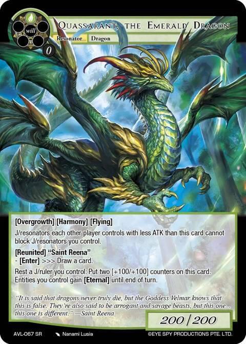 Quassarant, the Emerald Dragon - Attack on Velmardia - Force of