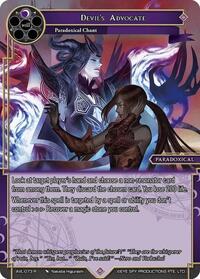 Devil's Advocate - Force of Will Attack on Velmardia trading card