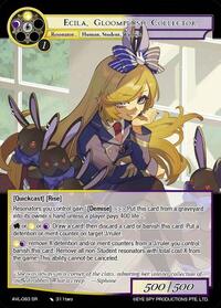 Ecila, Gloomplush Collector - Force of Will Attack on Velmardia trading card