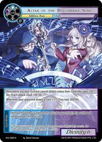 Altar of the Discordant Song - Force of Will Attack on Velmardia trading card