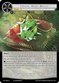 Crystal Heart Amulet - Force of Will Attack on Velmardia trading card