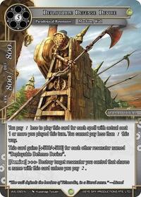 Deployable Defense Device - Force of Will Attack on Velmardia trading card