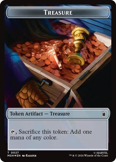 Treasure 0027 Rogue 0025 Double Sided Token Surge Foil