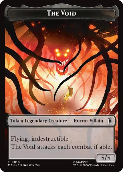 The Void // Squirrel Double-Sided Token - Marvel Super Heroes