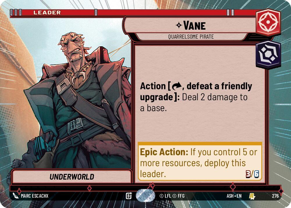 Vane 276 card