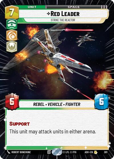 Red Leader - Strike the Reactor (Hyperspace) Ashes of the Empire card price