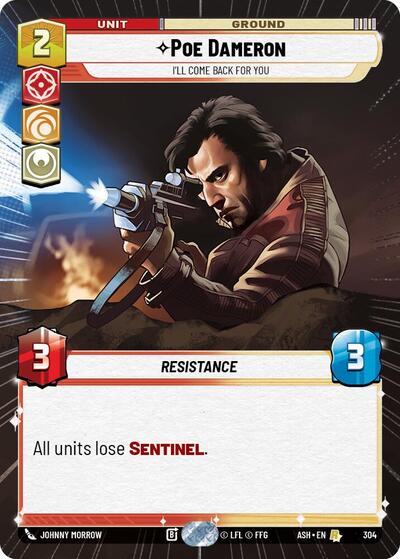 Poe Dameron - I'll Come Back For You (Hyperspace) Ashes of the Empire card price