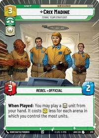 Crix Madine - Strike Team Strategist (Hyperspace)