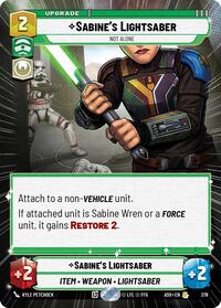 Sabine's Lightsaber - Not Alone (Hyperspace)