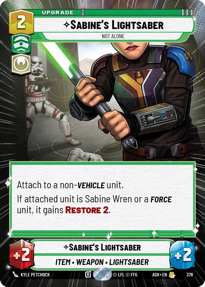 Sabine's Lightsaber
