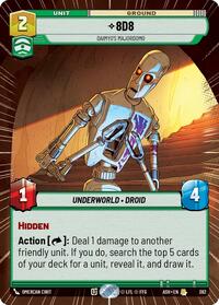 8D8 - Daimyo's Majordomo (Hyperspace) - Star Wars: Unlimited Ashes of the Empire trading card