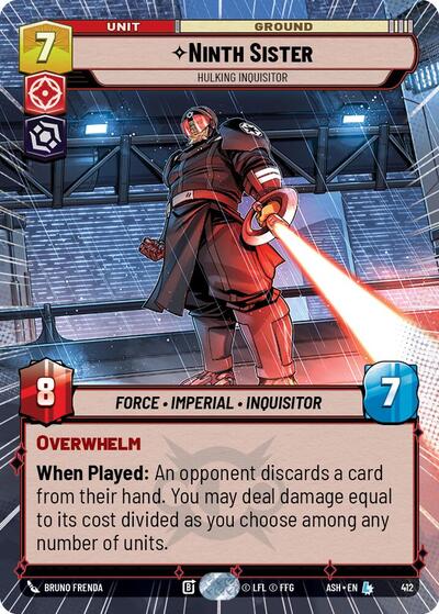 Ninth Sister - Hulking Inquisitor (Hyperspace) card