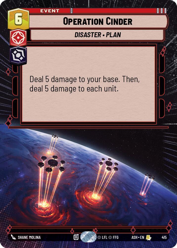 Operation Cinder (Hyperspace) 415 card