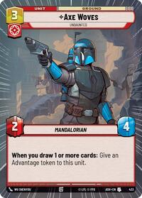 Axe Woves - Undaunted (Hyperspace) - Star Wars: Unlimited Ashes of the Empire trading card