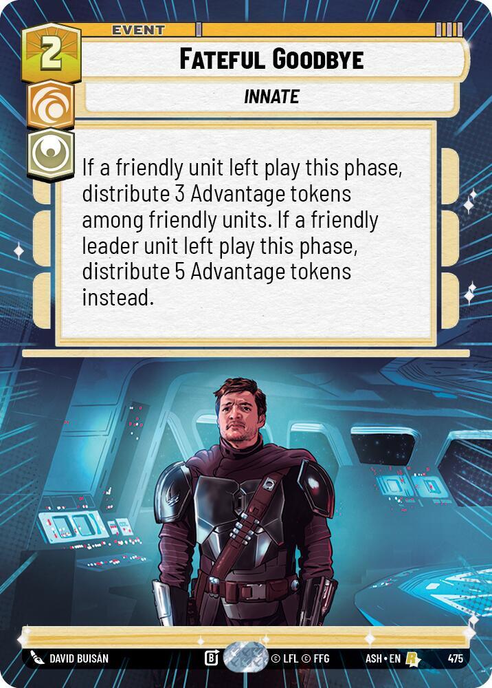 Fateful Goodbye (Hyperspace) 475 card