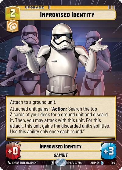 Improvised Identity (Hyperspace) card
