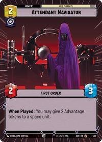 Attendant Navigator (Hyperspace) - Star Wars: Unlimited Ashes of the Empire trading card
