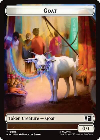 Goat Construct Double Sided Token