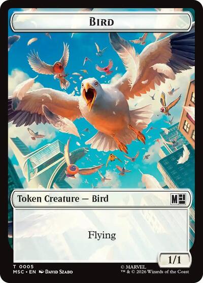 Bird Rhino Double Sided Token