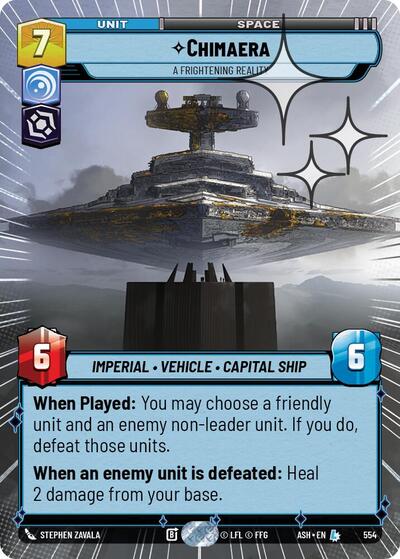 Chimaera - A Frightening Reality (Hyperspace Foil) card