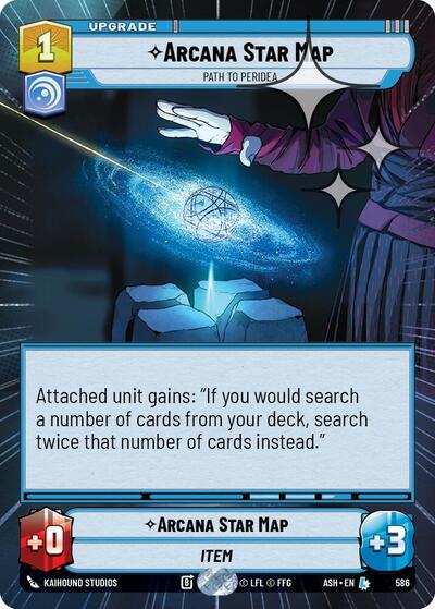 Arcana Star Map - Path to Peridea (Hyperspace Foil) card