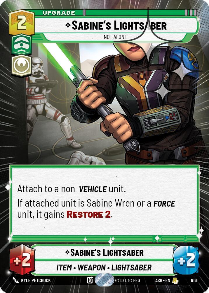Sabine's Lightsaber