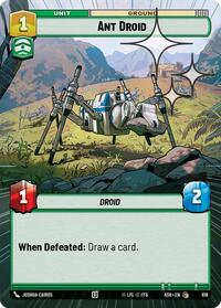 Ant Droid (Hyperspace Foil) - Star Wars: Unlimited Ashes of the Empire trading card