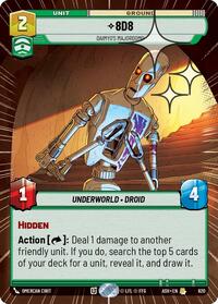 8D8 - Daimyo's Majordomo (Hyperspace Foil) - Star Wars: Unlimited Ashes of the Empire trading card