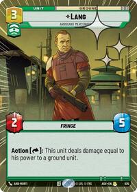 Lang - Arrogant Mercenary (Hyperspace Foil)
