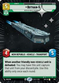 Bothan-5 - New Republic Prison Ship (Hyperspace Foil)