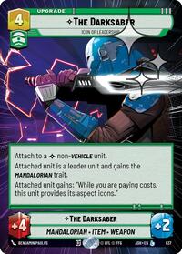 The Darksaber - Icon of Leadership (Hyperspace Foil)