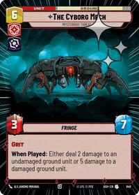 The Cyborg Mech - Mysterious Threat (Hyperspace Foil)