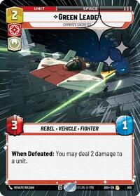 Green Leader - Crynyd's Sacrifice (Hyperspace Foil)