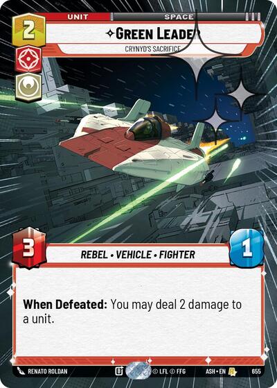 Green Leader - Crynyd's Sacrifice (Hyperspace Foil) card price