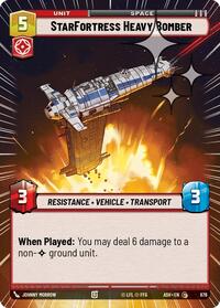 StarFortress Heavy Bomber (Hyperspace Foil)