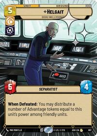 Helgait - Dooku Was a Visionary (Hyperspace Foil)