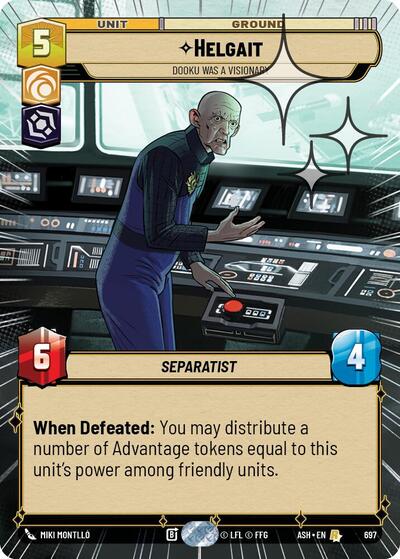 Helgait - Dooku Was a Visionary (Hyperspace Foil) card