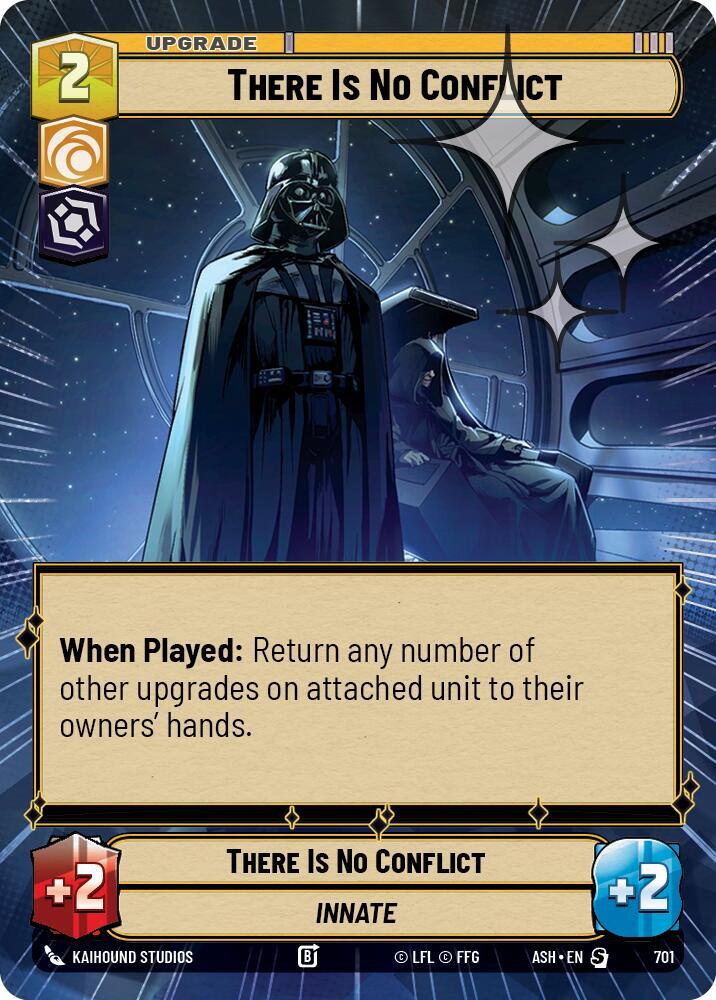 There Is No Conflict (Hyperspace Foil) - Ashes of the Empire