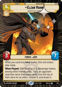 Elzar Mann - Haunted by a Vision (Hyperspace Foil)