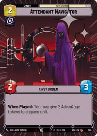 Attendant Navigator (Hyperspace Foil) - Star Wars: Unlimited Ashes of the Empire trading card
