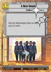A New Order (Hyperspace Foil) - Star Wars: Unlimited Ashes of the Empire trading card