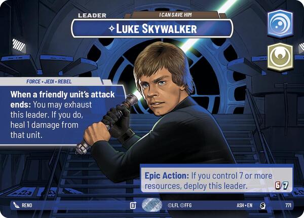 Luke Skywalker - I Can Save Him (Showcase) - Ashes of the Empire