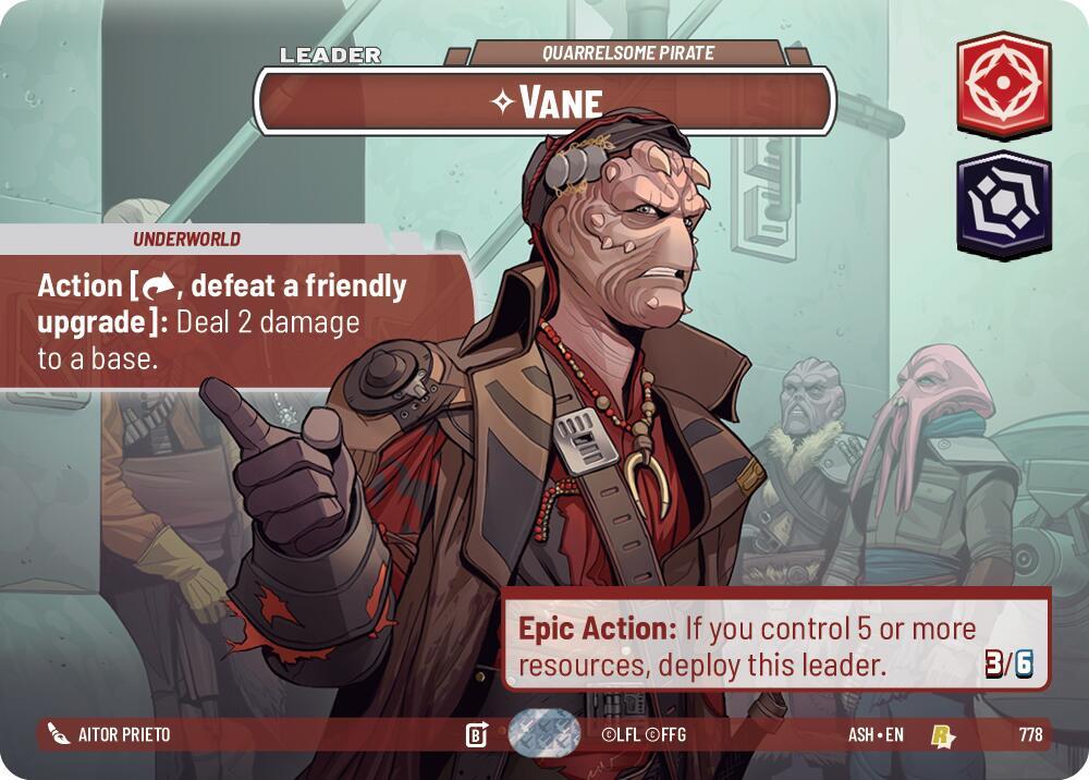 Vane 778 card