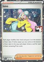 Iono - 185/193 (Cosmos Holo) - Prize Pack Series Cards - Pokemon