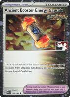 ancient booster energy capsule pokemon tcg card 157/187 Terastal Festival ex Japanese P & Ink The Ancient Pokmon this card is attached to gets +60HP Ancient Booster Energy Capsule 159