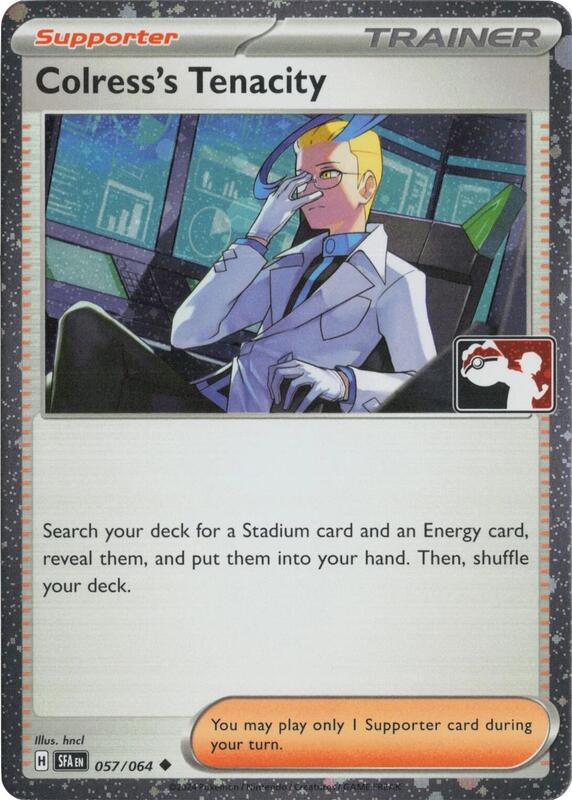 Colress's Tenacity - 057/064 (Cosmos Holo) 057/064 from Prize Pack Series Cards
