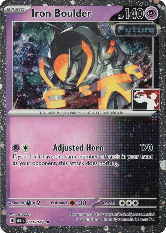 Iron Boulder - 071/142 (Cosmos Holo) 071/142 from Prize Pack Series Cards