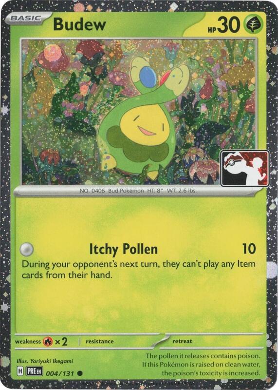 Budew - 004/131 (Cosmos Holo) 004/131 from Prize Pack Series Cards