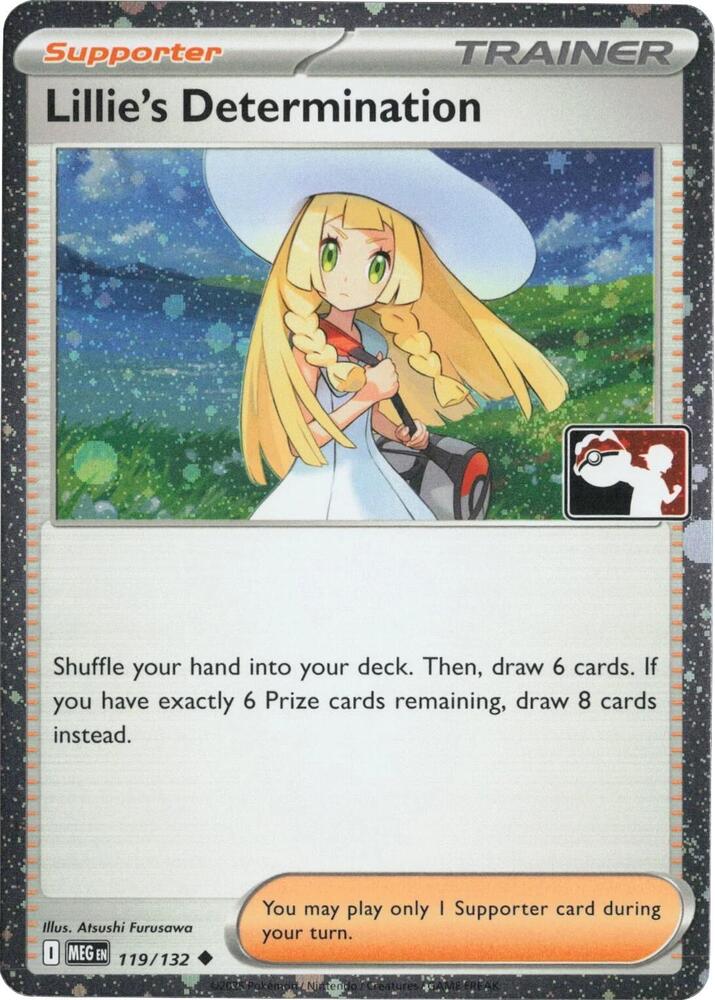 Lillie's Determination - 119/132 (Cosmos Holo) - Prize Pack Series