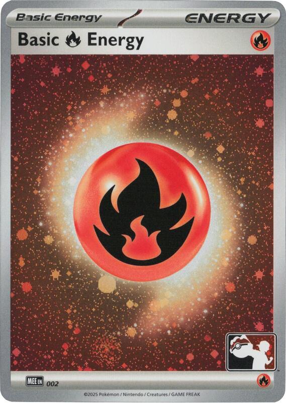 Basic Fire Energy - MEE 002 (Cosmos Holo) 002 from Prize Pack Series Cards